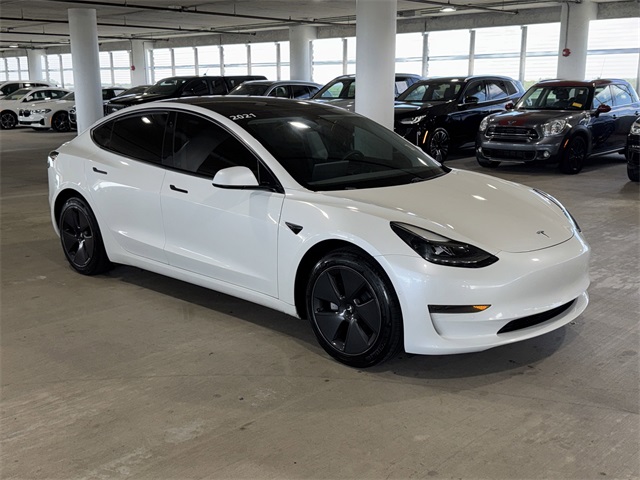 Used 2021 Tesla Model 3 Base with VIN 5YJ3E1EA1MF977158 for sale in Wesley Chapel, FL