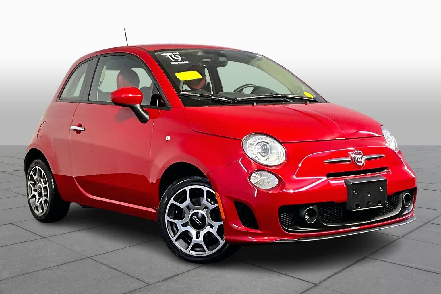 Used 2019 FIAT 500 Pop with VIN 3C3CFFKH6KT862196 for sale in Westwood, MA