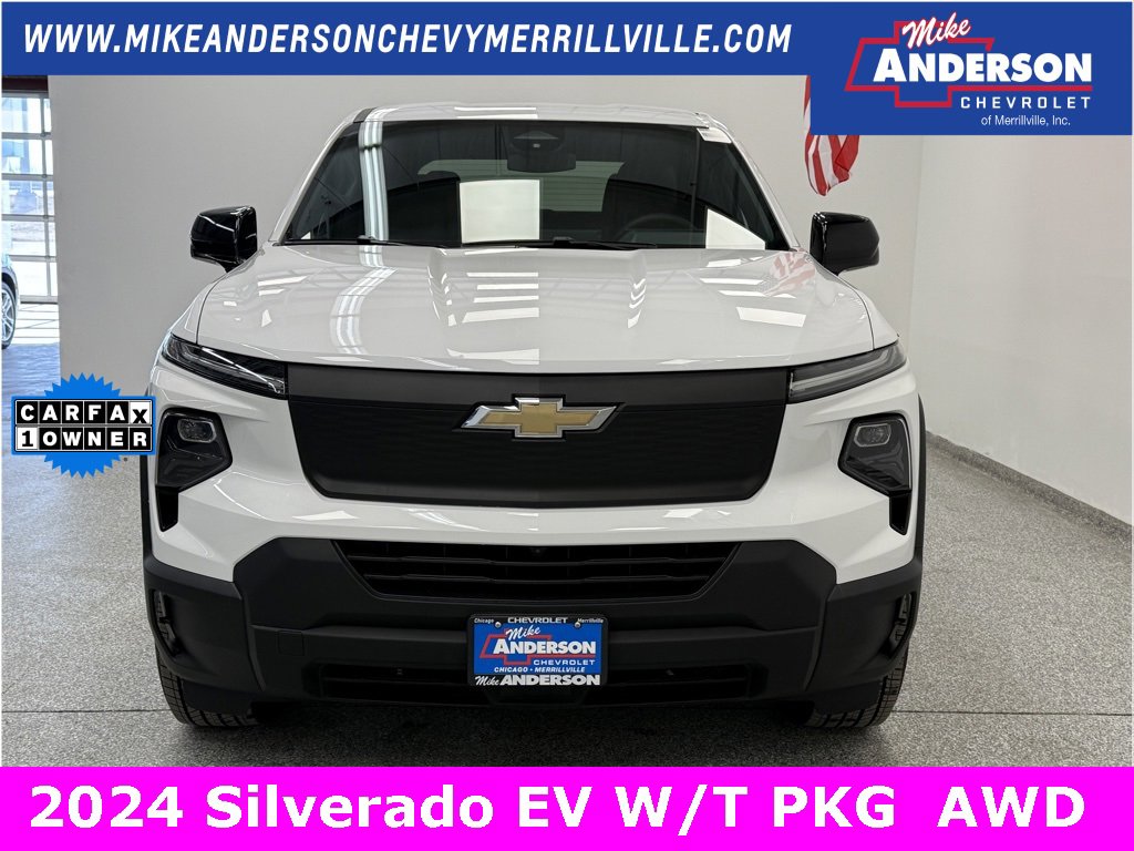 Used 2024 Chevrolet Silverado EV Work Truck with VIN 1GC10UED8RU200413 for sale in Merrillville, IN