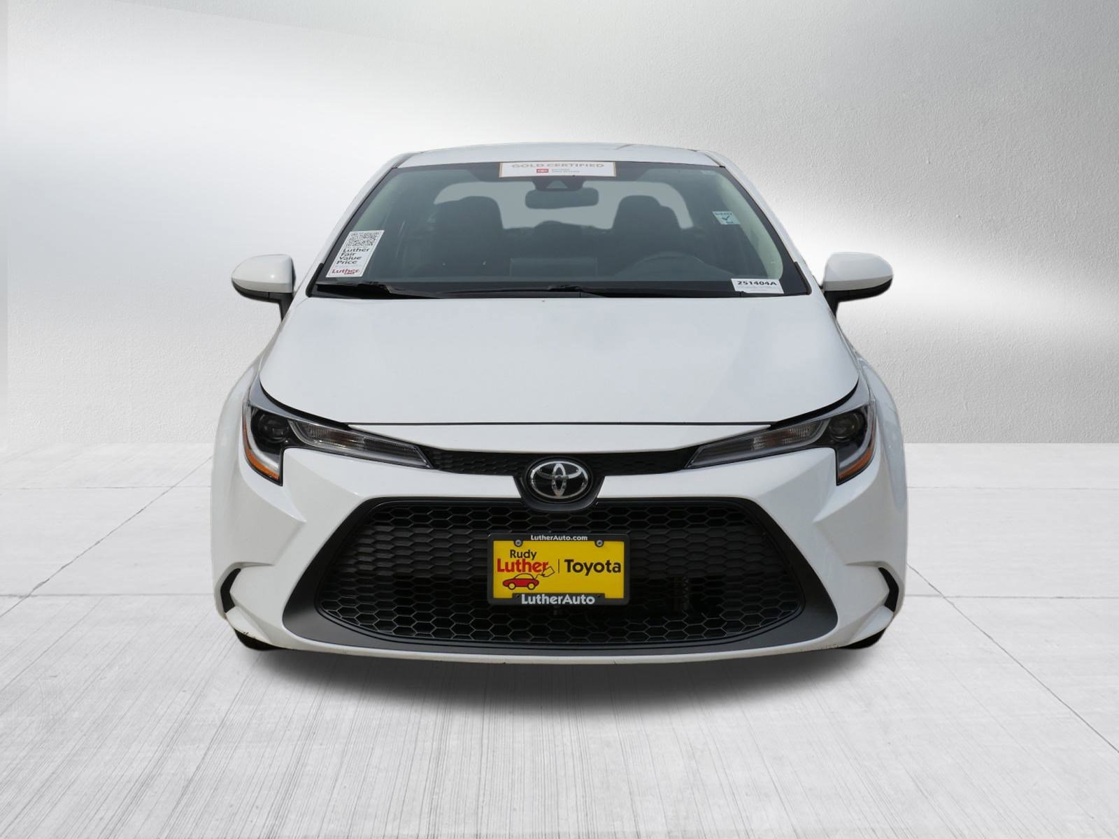 Certified 2021 Toyota Corolla LE with VIN 5YFEPMAE9MP200082 for sale in Golden Valley, Minnesota