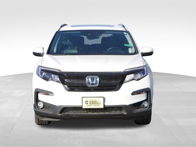 Certified 2021 Honda Pilot SE with VIN 5FNYF6H25MB058509 for sale in Burnsville, Minnesota
