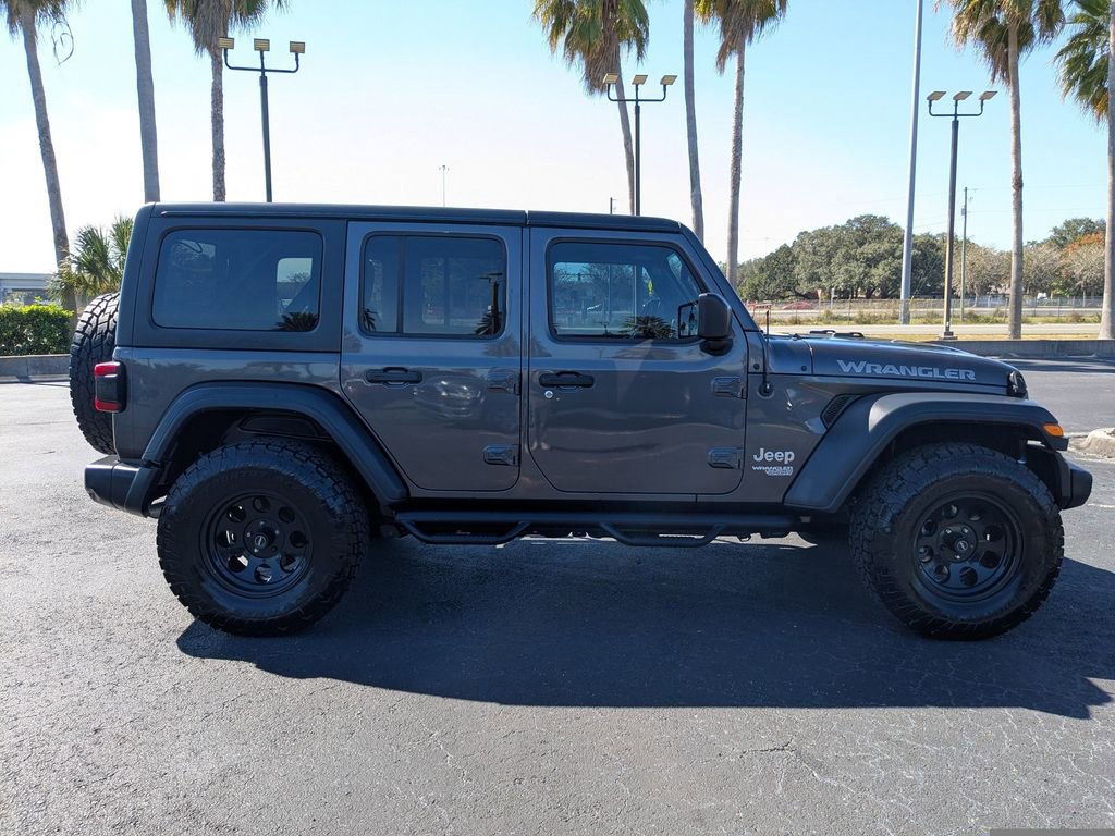 Used 2018 Jeep All-New Wrangler Unlimited Sport S with VIN 1C4HJXDG5JW136493 for sale in Plant City, FL