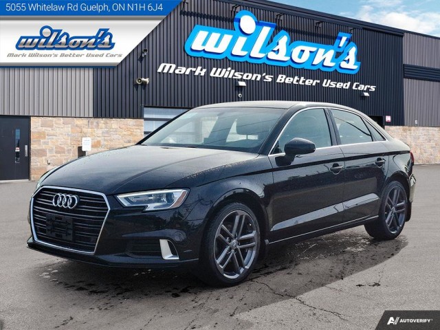 Certified Pre-Owned 2020 Audi A3 Sedan Komfort Sedan | Leather | Sunroof | Heated Seats | Power Seat | Rear Camera | New Tires | New Brakes