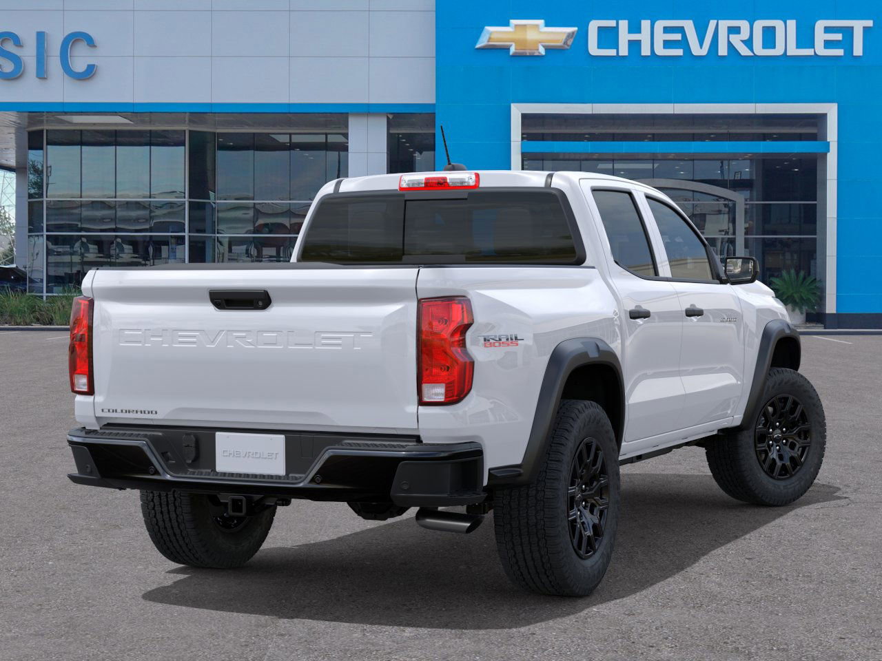 2026 Chevrolet Colorado Trail Boss White at Classic Elite Chevrolet Sugar Land