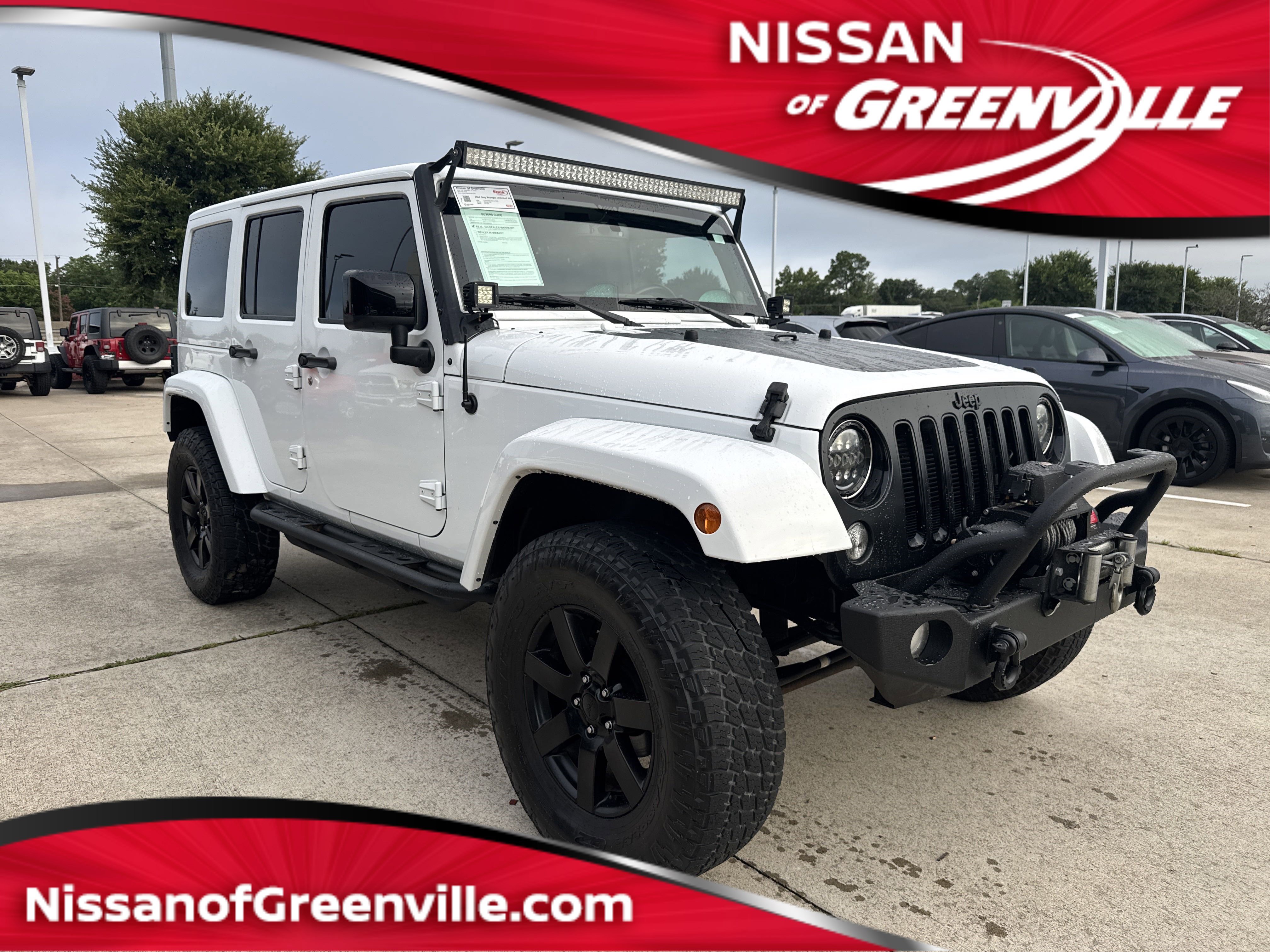 Used 2014 Jeep Wrangler Unlimited Sahara with VIN 1C4BJWEG5EL317955 for sale in Greenville, TX