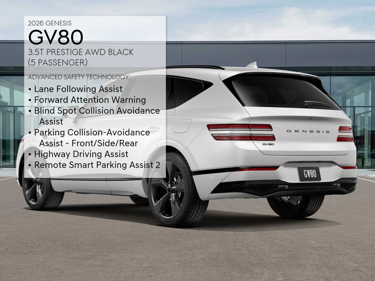 2026 Genesis GV80 3.5T Prestige photo 4