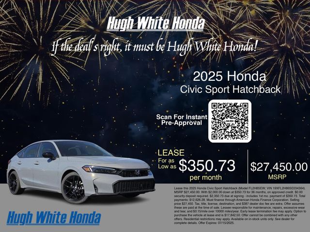 2025 Honda Civic Hatchback Sport photo 3