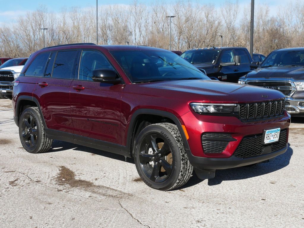 Used 2024 Jeep Grand Cherokee Altitude with VIN 1C4RJHAG1RC210469 for sale in Coon Rapids, Minnesota