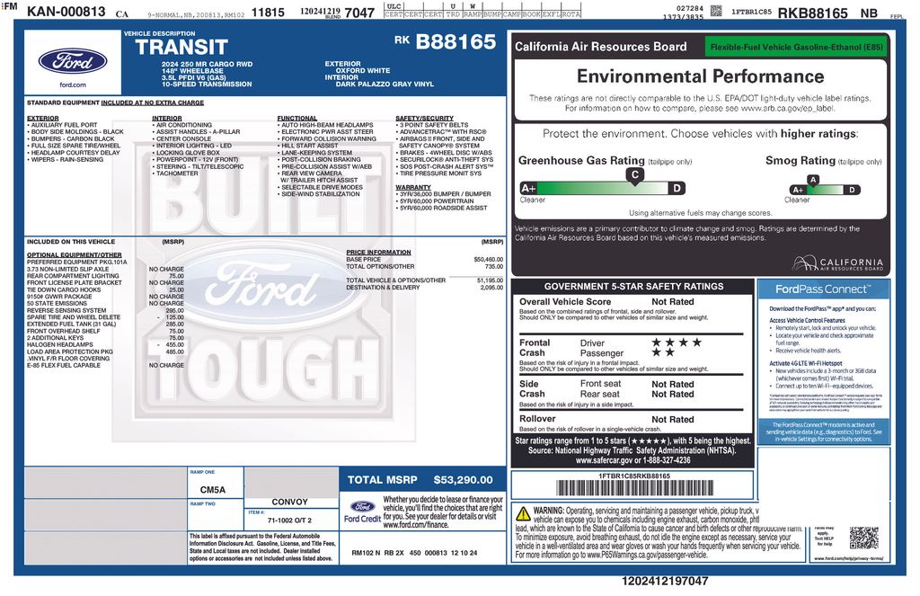2024 Ford Transit 250