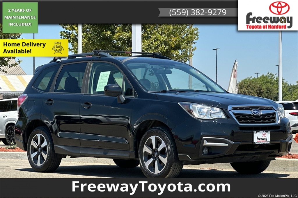 Used 2018 Subaru Forester Premium with VIN JF2SJAGC7JH475323 for sale in Hanford, CA