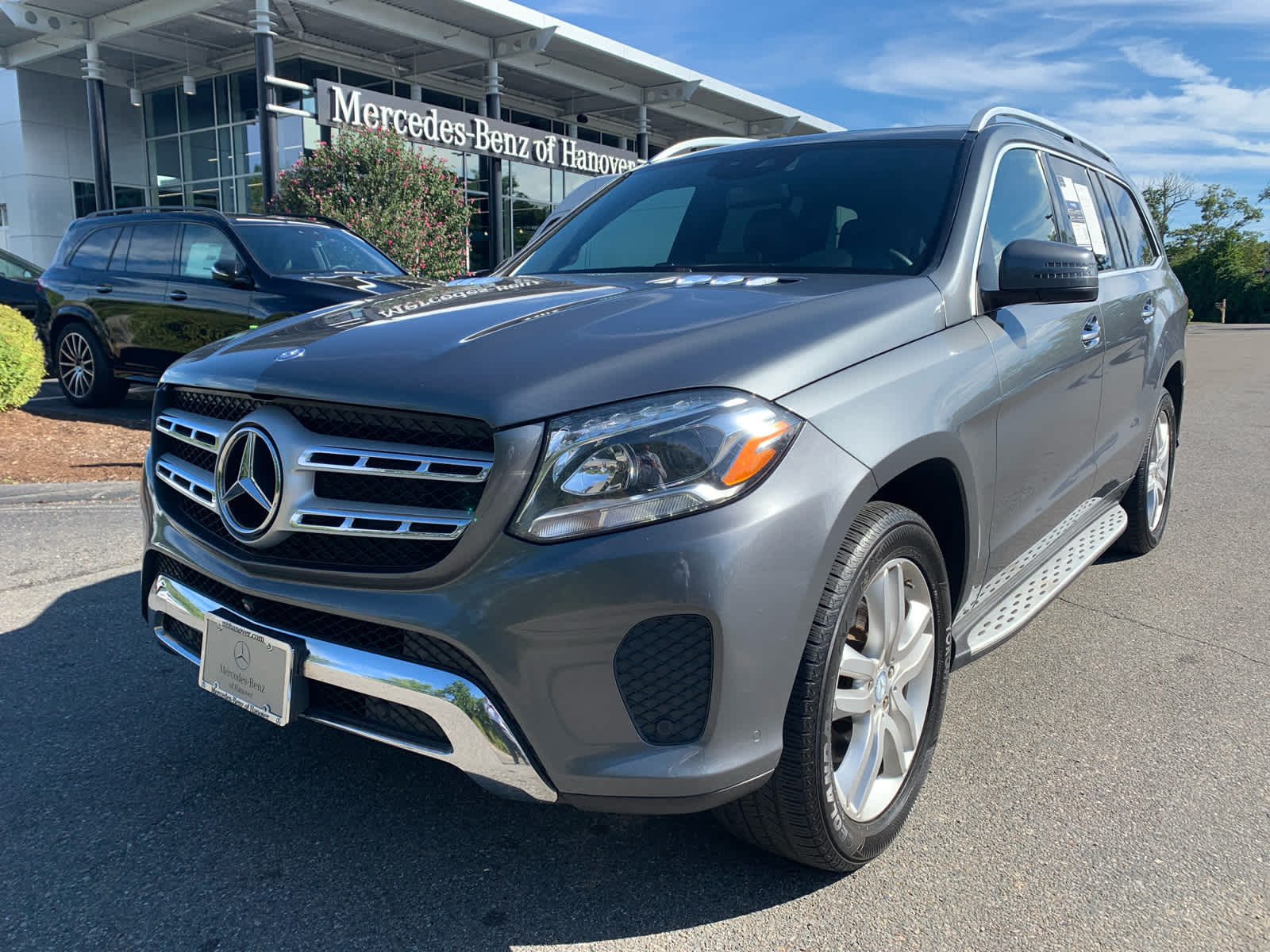 Used 2017 Mercedes-Benz GLS-Class GLS450 with VIN 4JGDF6EEXHA845107 for sale in Hanover, MA