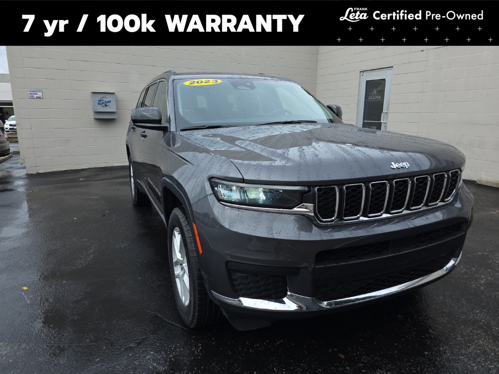 Used 2023 Baltic Gray Metallic Clearcoat Jeep Laredo image 1