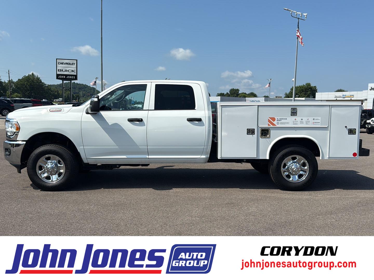New 2024 Bright White Clearcoat Ram Tradesman image 1
