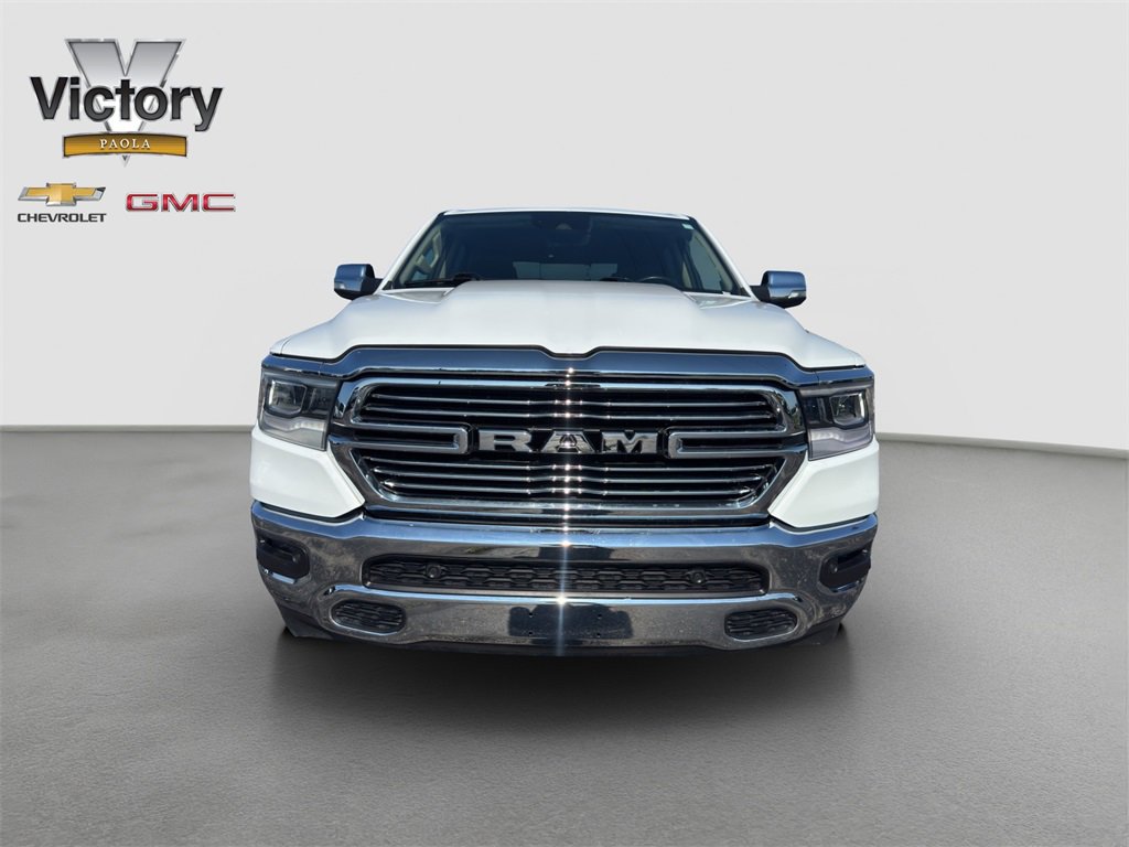 Used 2021 RAM Ram 1500 Pickup Laramie with VIN 1C6SRFJT8MN555577 for sale in Kansas City
