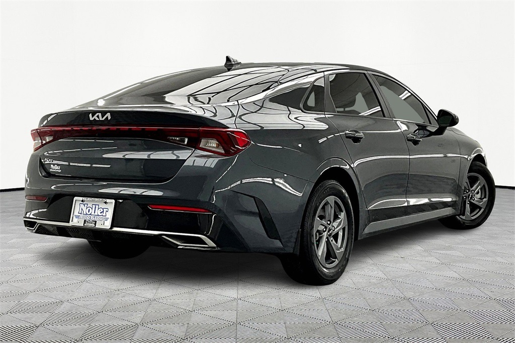 Used 2022 Kia K5 LXS with VIN 5XXG14J24NG160701 for sale in Kansas City