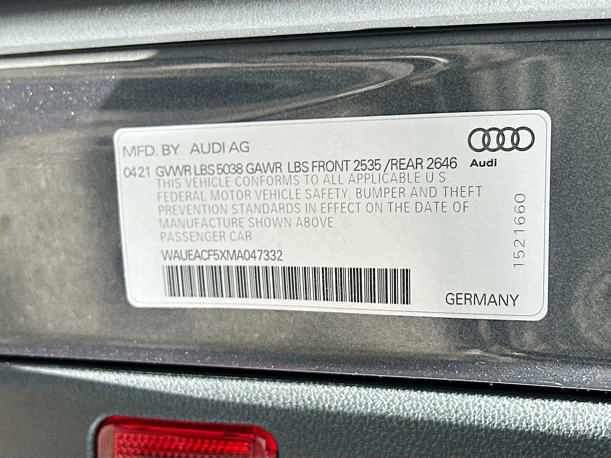 2021 Audi A5 S line Prestige photo 38