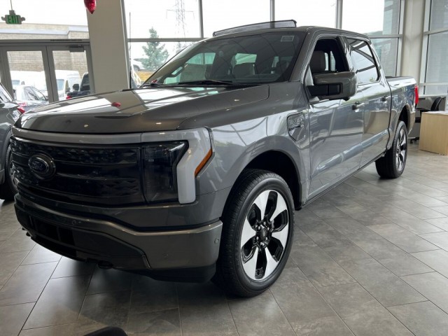 New 2023 Ford F-150 Lightning Platinum® SuperCrew® in Kirkland #G14485