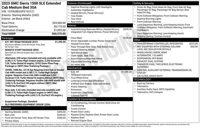 2023 GMC Sierra 1500 SLE's photo