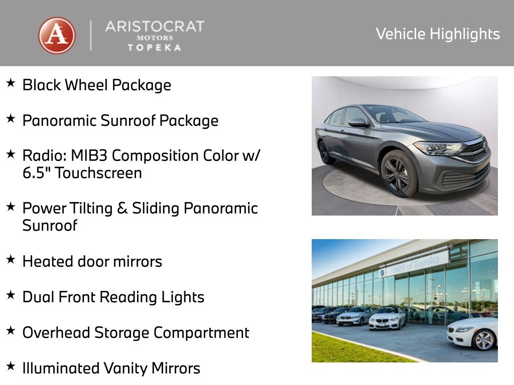 Used 2022 Volkswagen Jetta SE with VIN 3VW7M7BU5NM003425 for sale in Kansas City