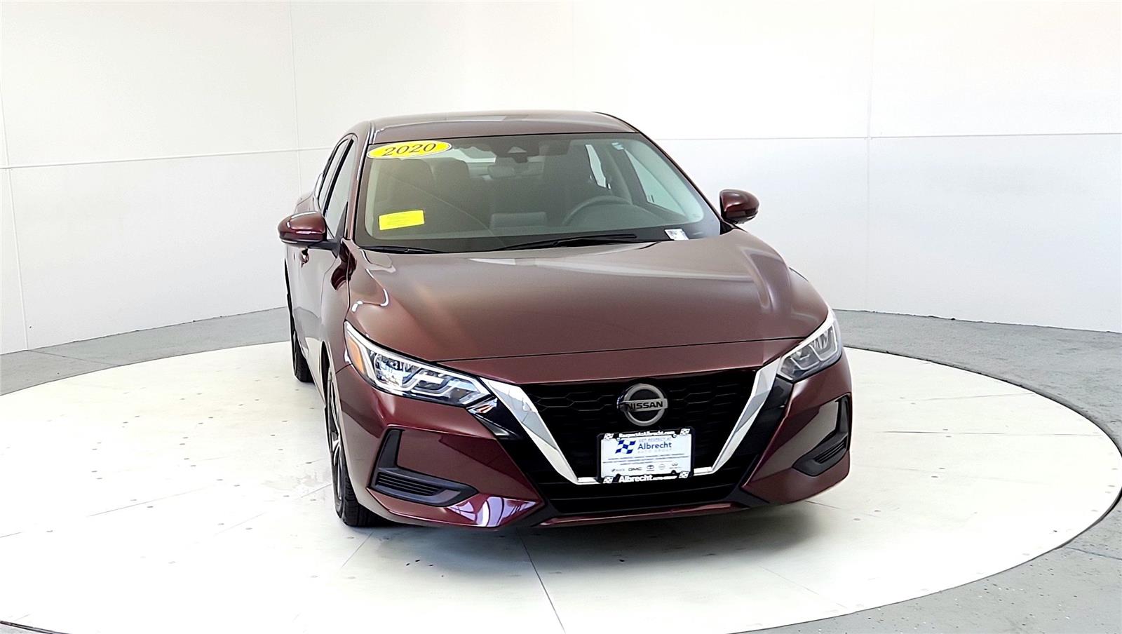 Used 2020 Nissan Sentra SV with VIN 3N1AB8CV3LY303131 for sale in Woburn, MA