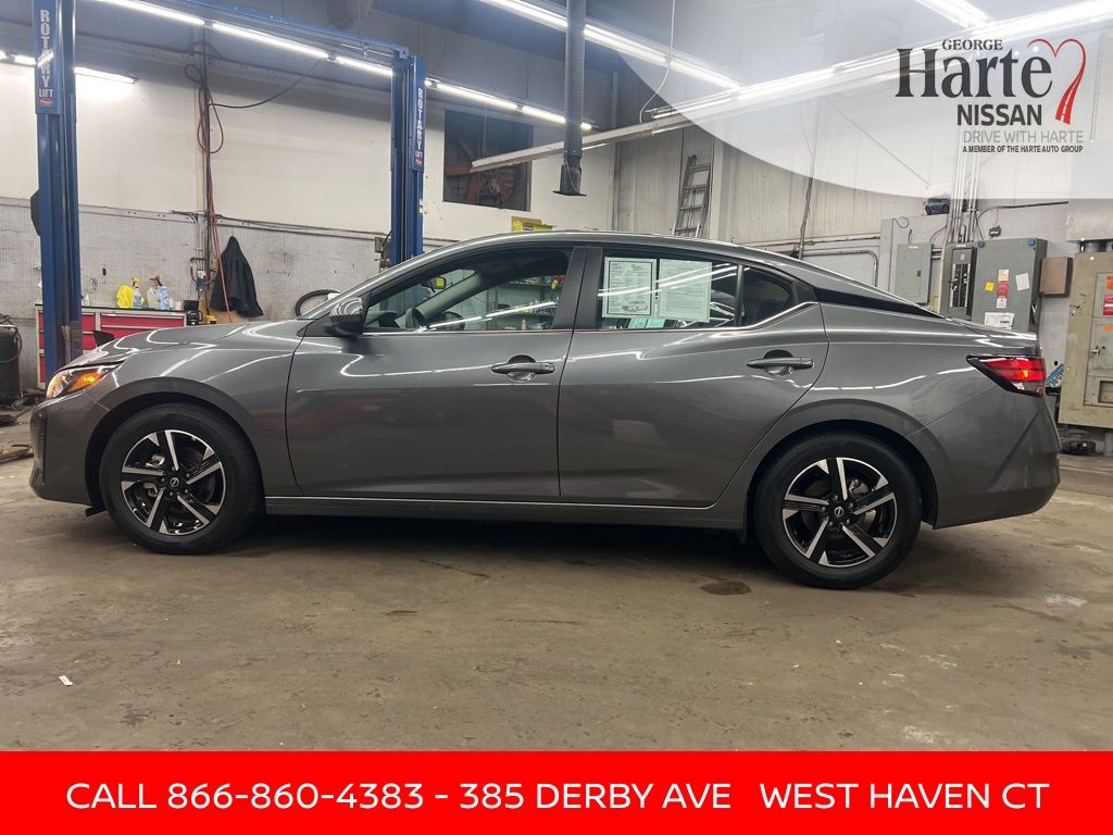 Certified 2025 Nissan Sentra SV with VIN 3N1AB8CV8SY354865 for sale in West Haven, CT