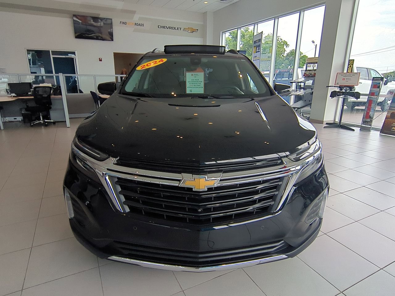 Used 2024 Mosaic Black Metallic Chevrolet LT image 3