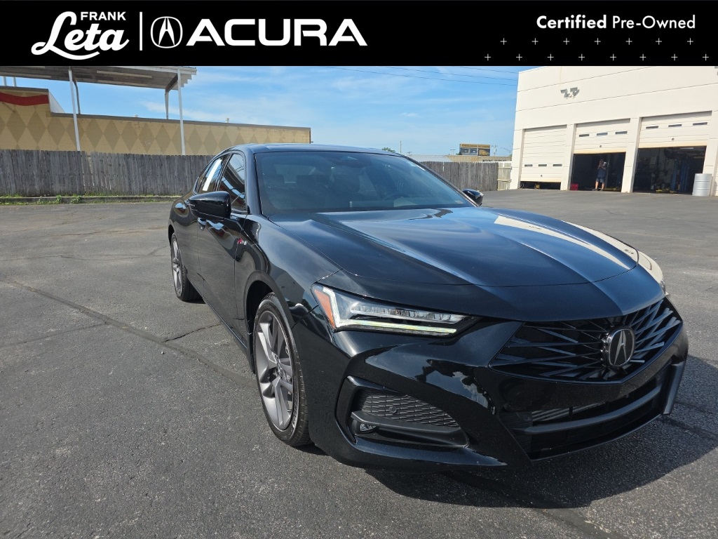 Certified Used 2025 Black Pearl Acura A-Spec Package image 1
