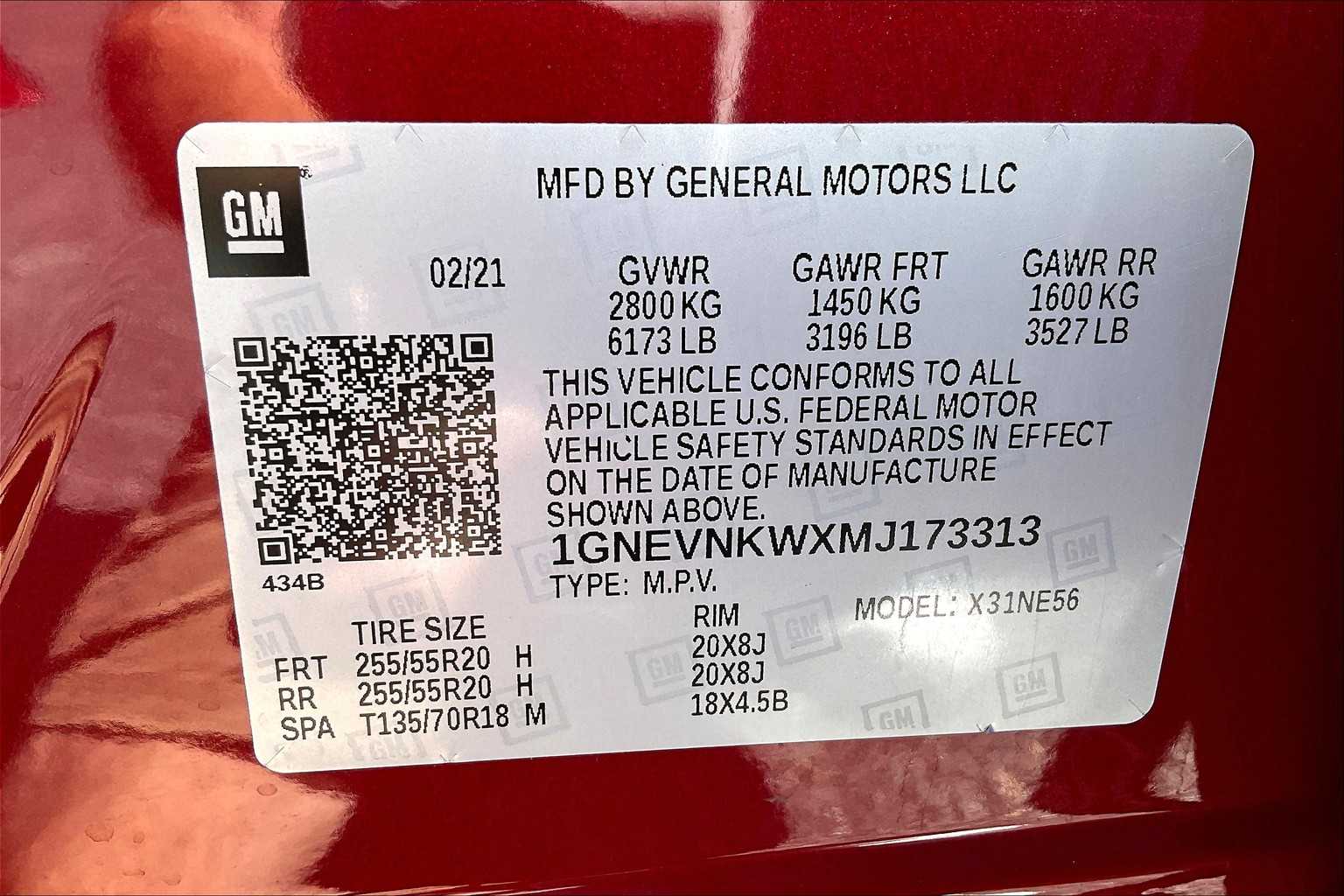 2021 Chevrolet Traverse High Country photo 37