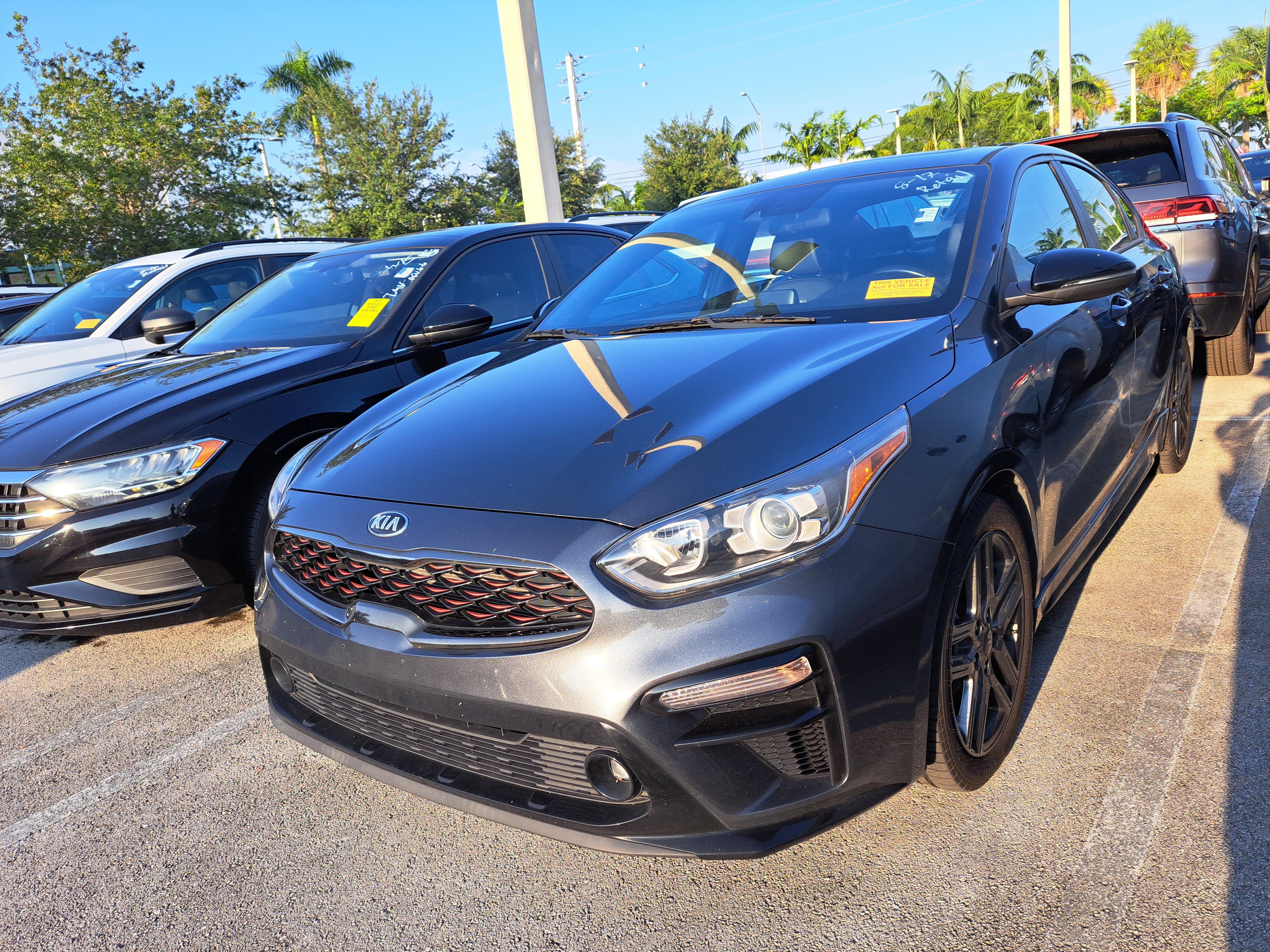 Used 2021 Kia Forte GT-Line with VIN 3KPF34AD9ME303687 for sale in Opa-locka, FL