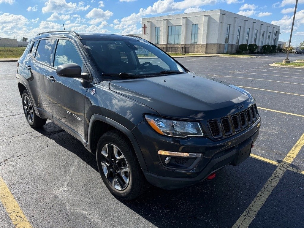 Used 2018 Jeep Compass Trailhawk with VIN 3C4NJDDB8JT264061 for sale in Kansas City