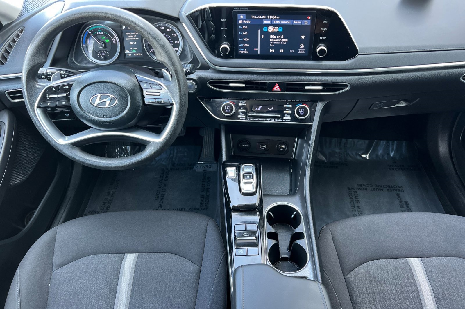 2021 Hyundai Sonata Hybrid Blue photo 14