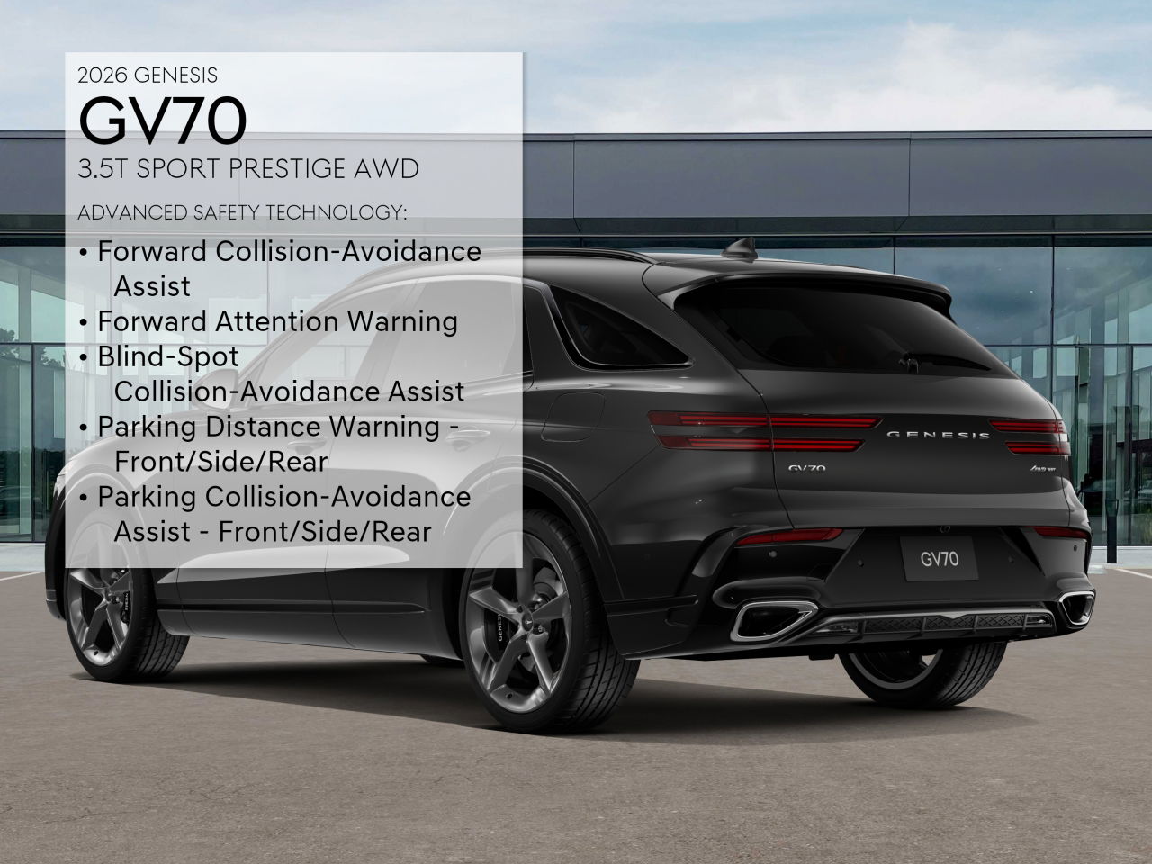 2026 Genesis GV70 3.5T Sport Prestige photo 6
