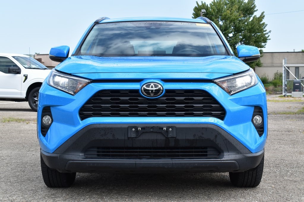 Certified 2021 Toyota RAV4 XLE with VIN 2T3P1RFV9MW141797 for sale in Kansas City