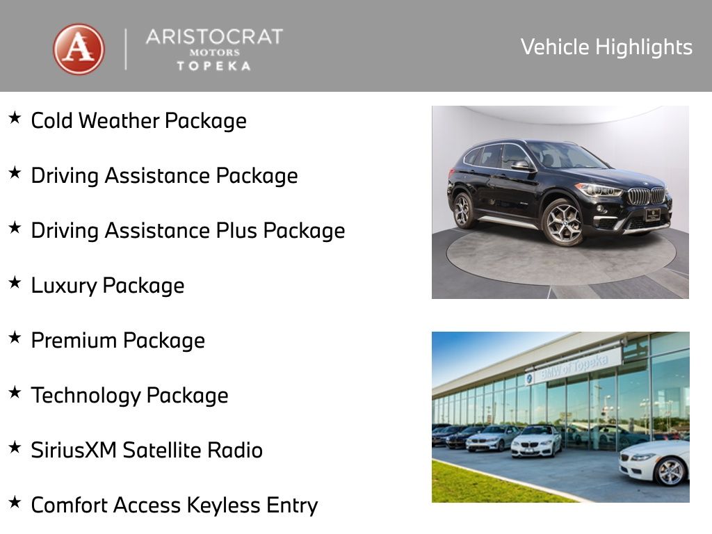 Used 2017 BMW X1 28i with VIN WBXHT3Z37H4A53958 for sale in Kansas City