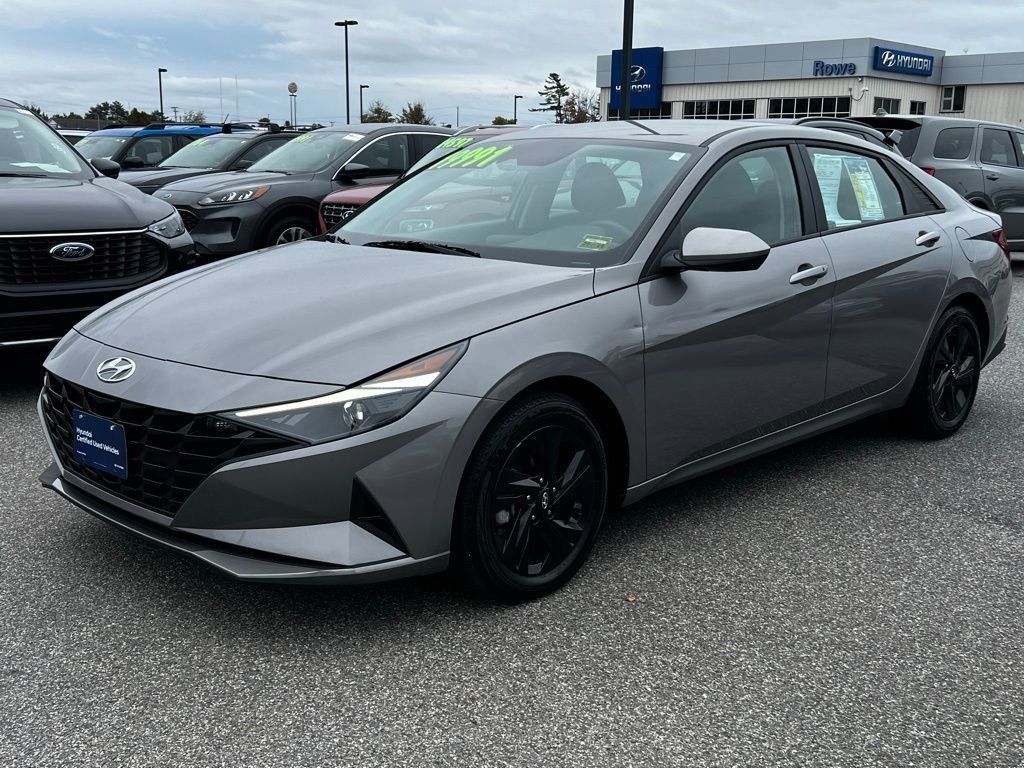 2022 Hyundai Elantra Hybrid Blue photo 3