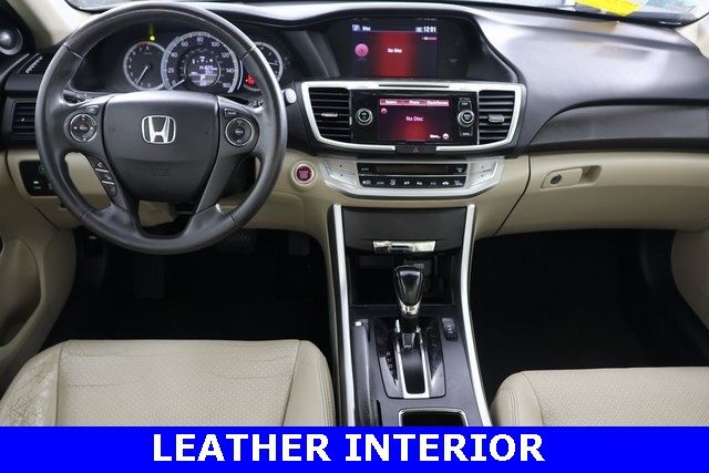Used 2014 Honda Accord EX-L with VIN 1HGCR2F85EA024163 for sale in Johnston, RI
