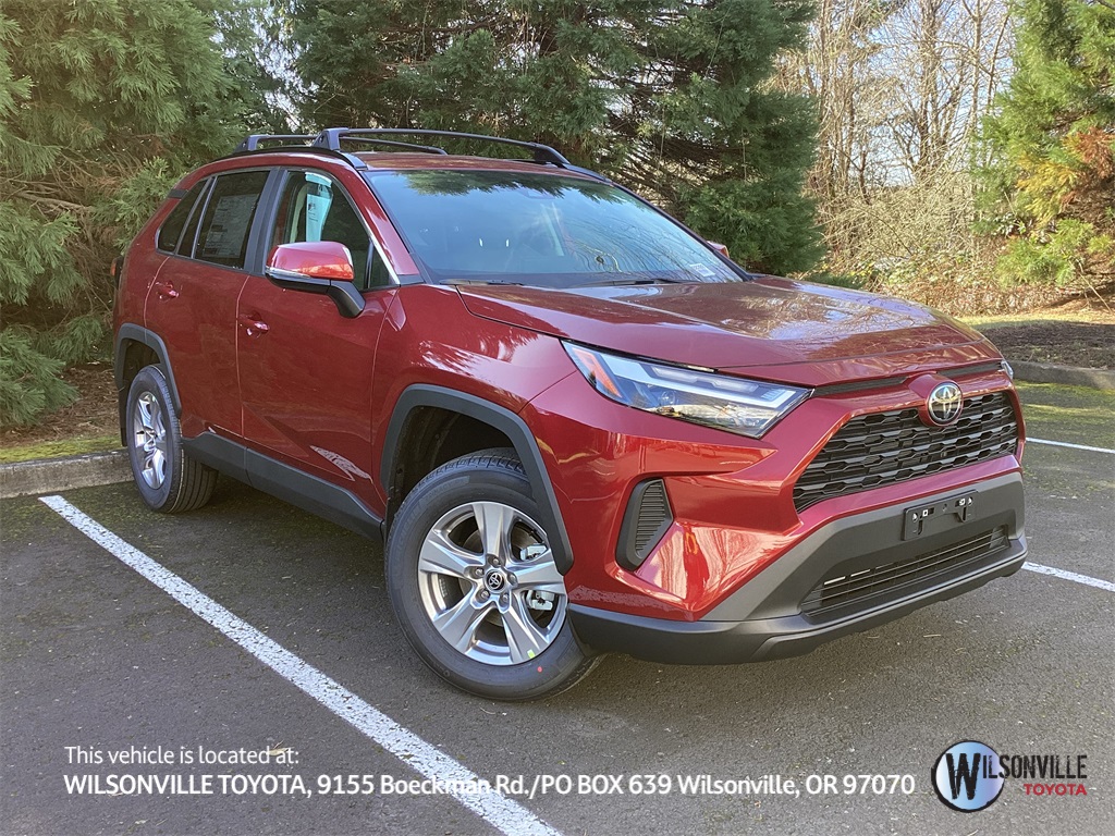 New 2025 Red Toyota XLE image 1