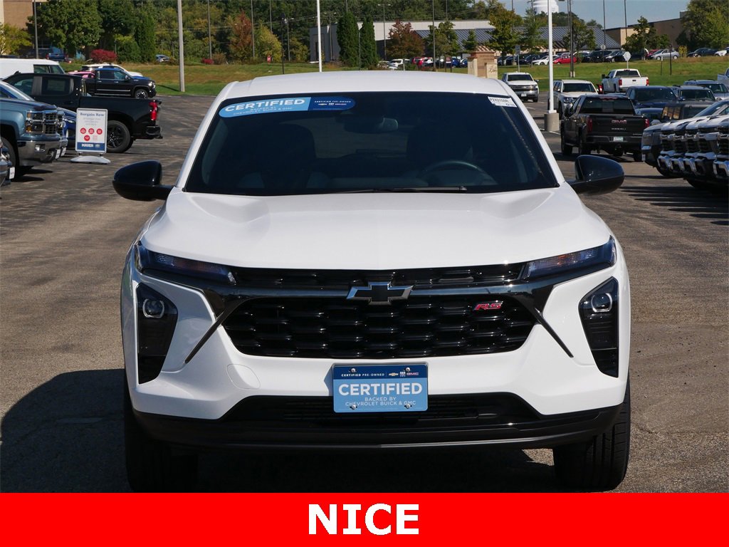 Used 2024 Chevrolet Trax RS with VIN KL77LGE2XRC198037 for sale in Inver Grove Heights, Minnesota