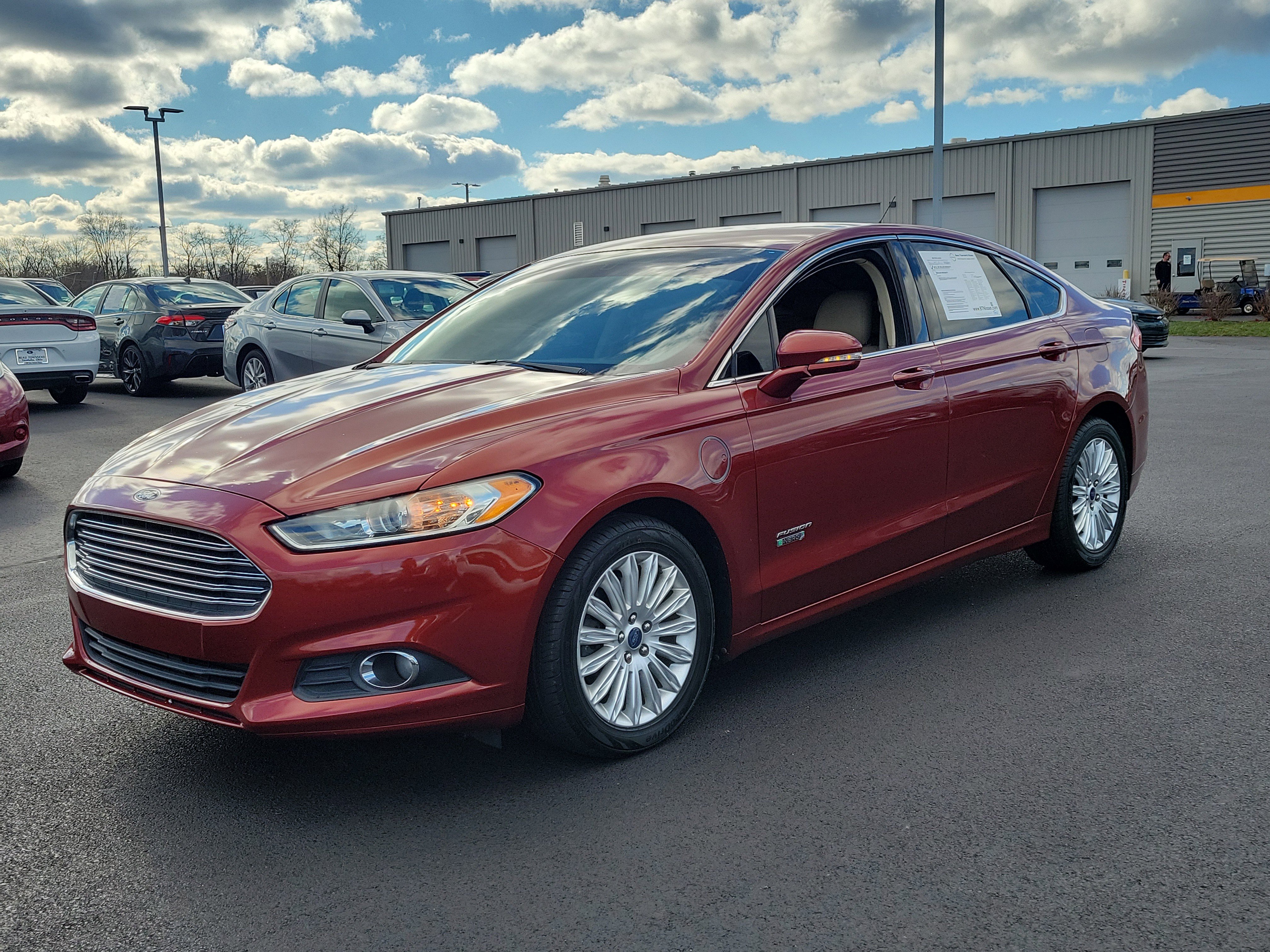 Used 2014 Ford Fusion Energi SE Luxury with VIN 3FA6P0PU0ER167793 for sale in Vandalia, OH
