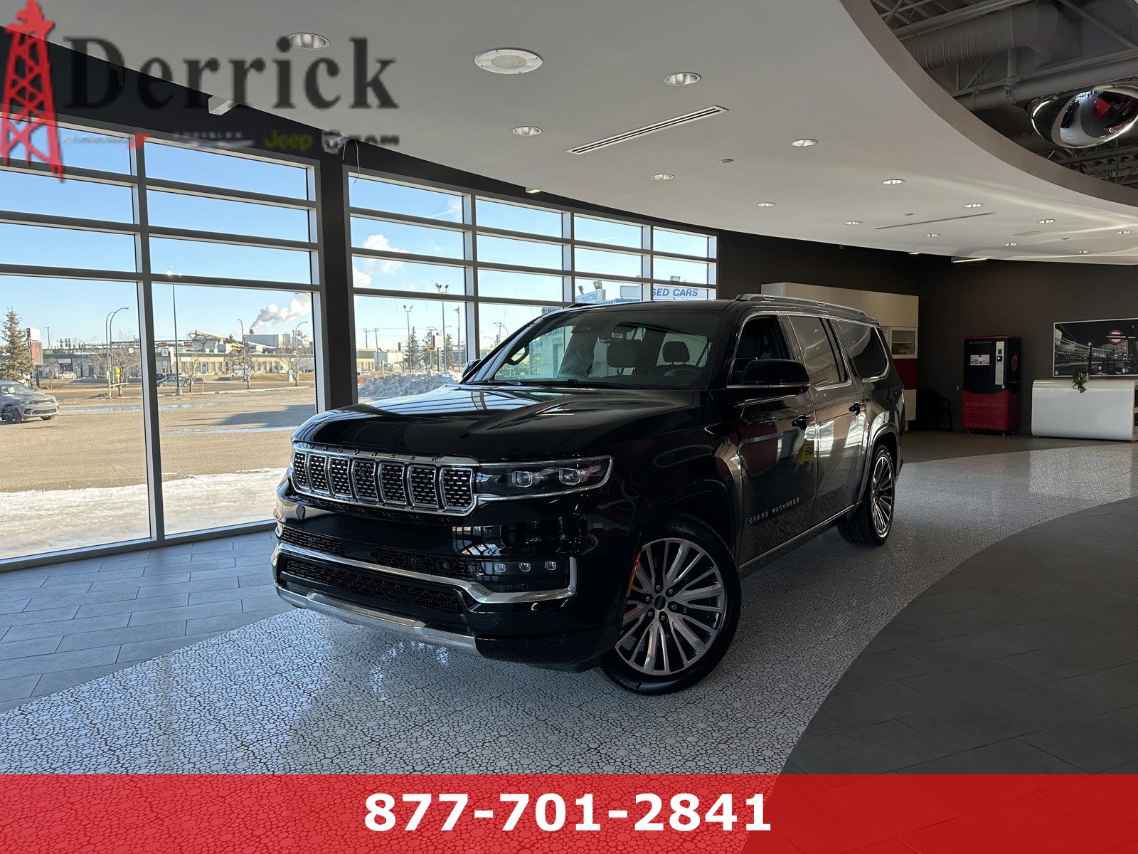 Used 2023 Diamond Black Crystal Pearl Jeep Series III image 1