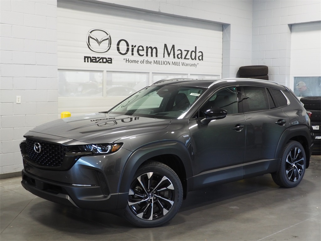 New 2025 Machine Gray Metallic Mazda Premium Plus AWD image 1