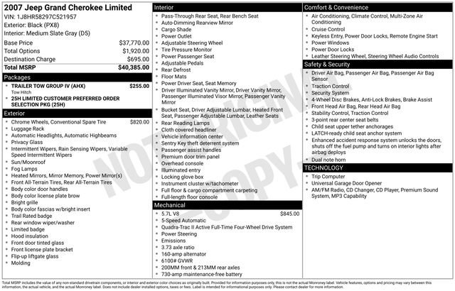 2007 Jeep Grand Cherokee Limited's photo