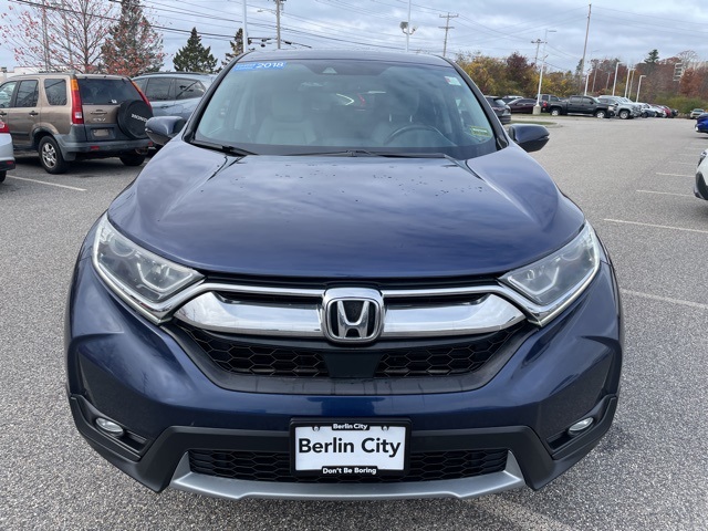 Certified 2018 Honda CR-V EX-L with VIN 7FARW2H84JE028760 for sale in South Portland, ME