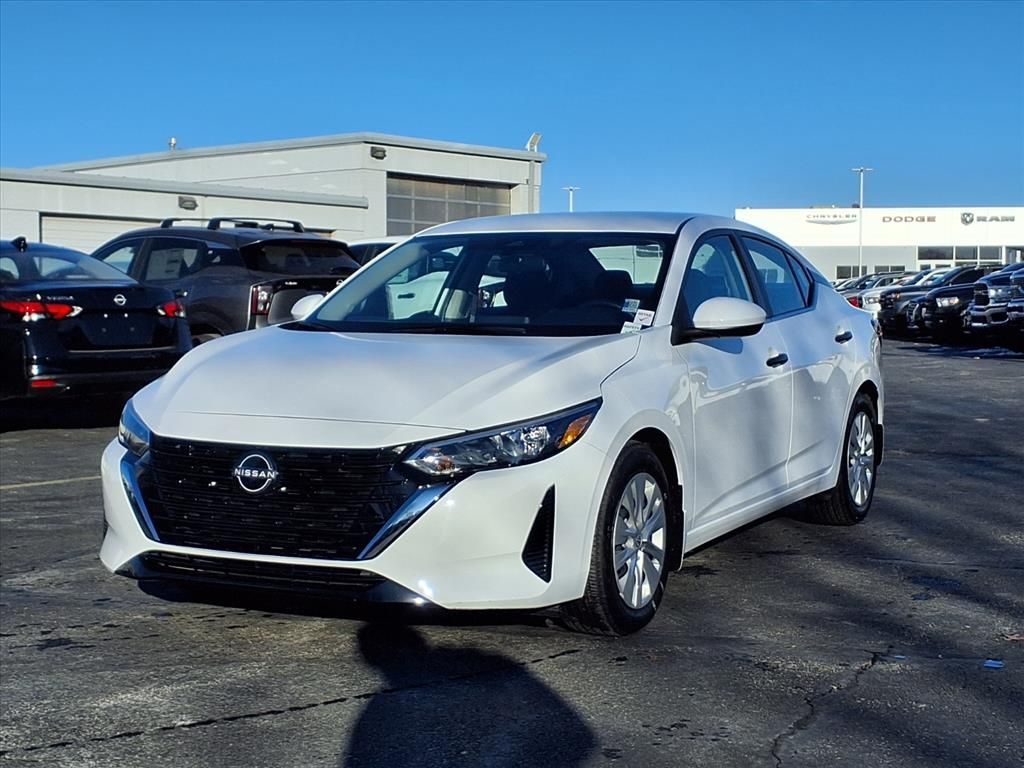 Certified 2025 Nissan Sentra S with VIN 3N1AB8BV9SY224451 for sale in Kansas City