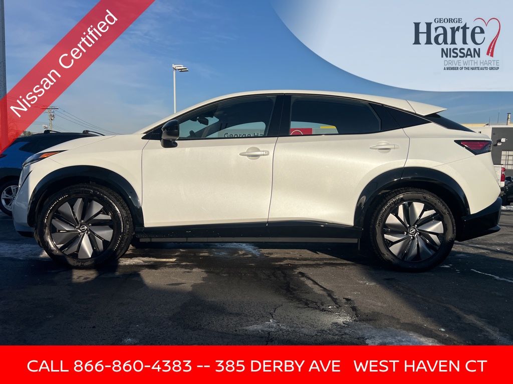 Certified 2024 Nissan ARIYA Engage+ with VIN JN1DF0BB8RM732447 for sale in West Haven, CT