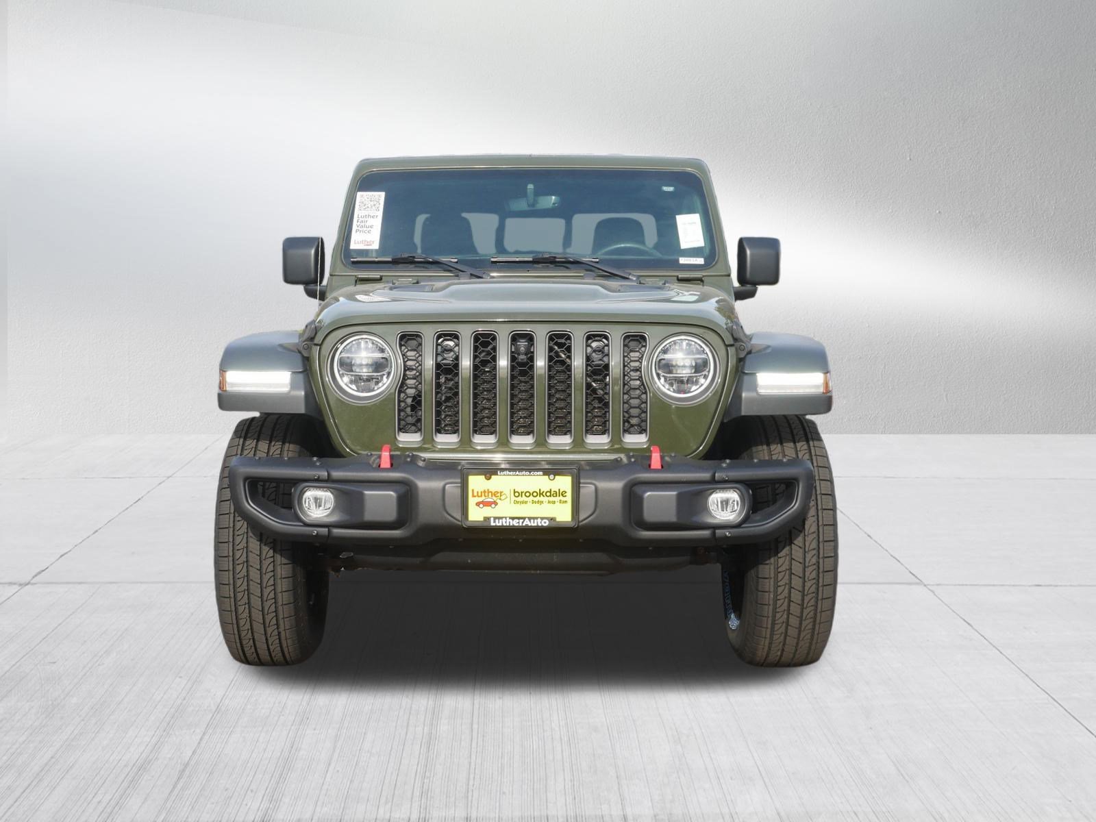 Used 2021 Jeep Gladiator Rubicon with VIN 1C6JJTBG6ML592206 for sale in Brooklyn Park, Minnesota