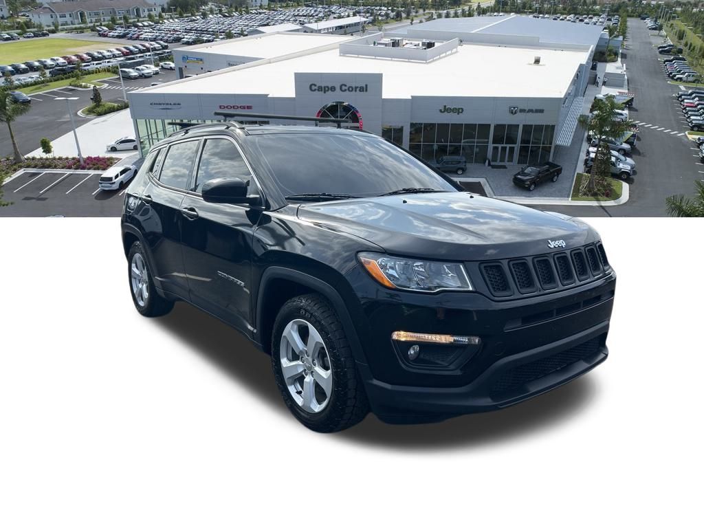 Certified 2021 Jeep Compass Latitude with VIN 3C4NJCBB8MT560084 for sale in Cape Coral, FL