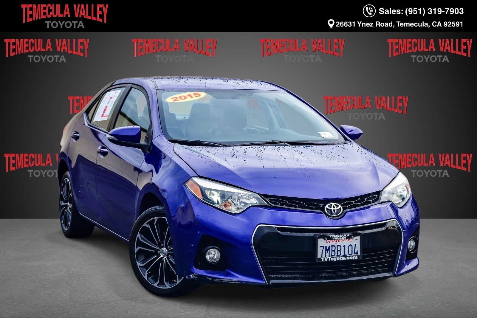 2015 Toyota Corolla S Plus