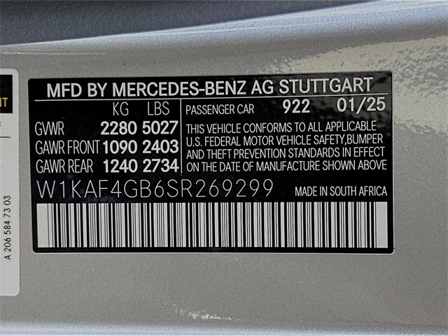 2025 Mercedes Benz C 300 photo 28