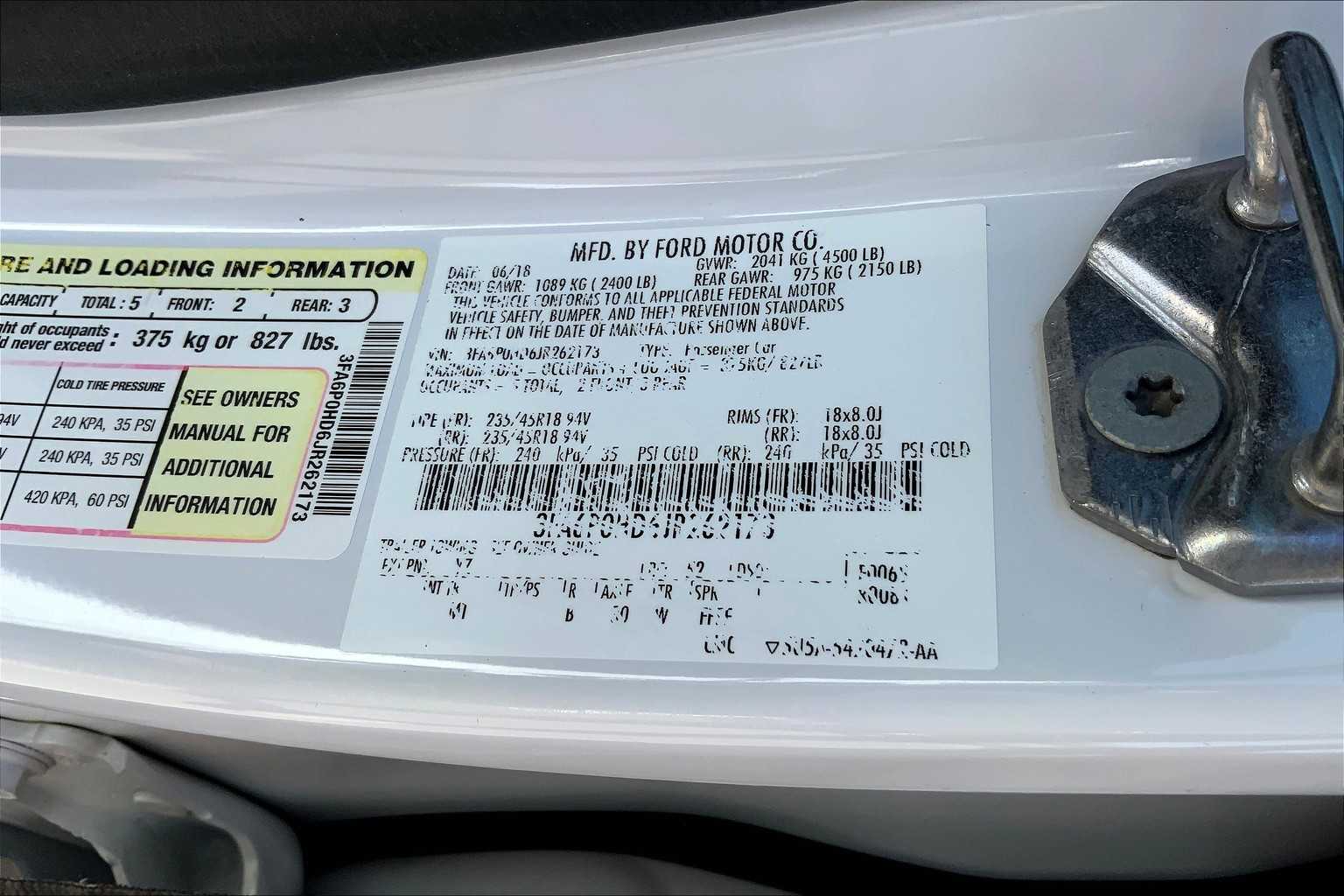 2018 Ford Fusion SE photo 30